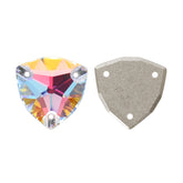 Light Crystal AB Trilliant Shape High Quality Glass Sew-on Rhinestones WholesaleRhinestone